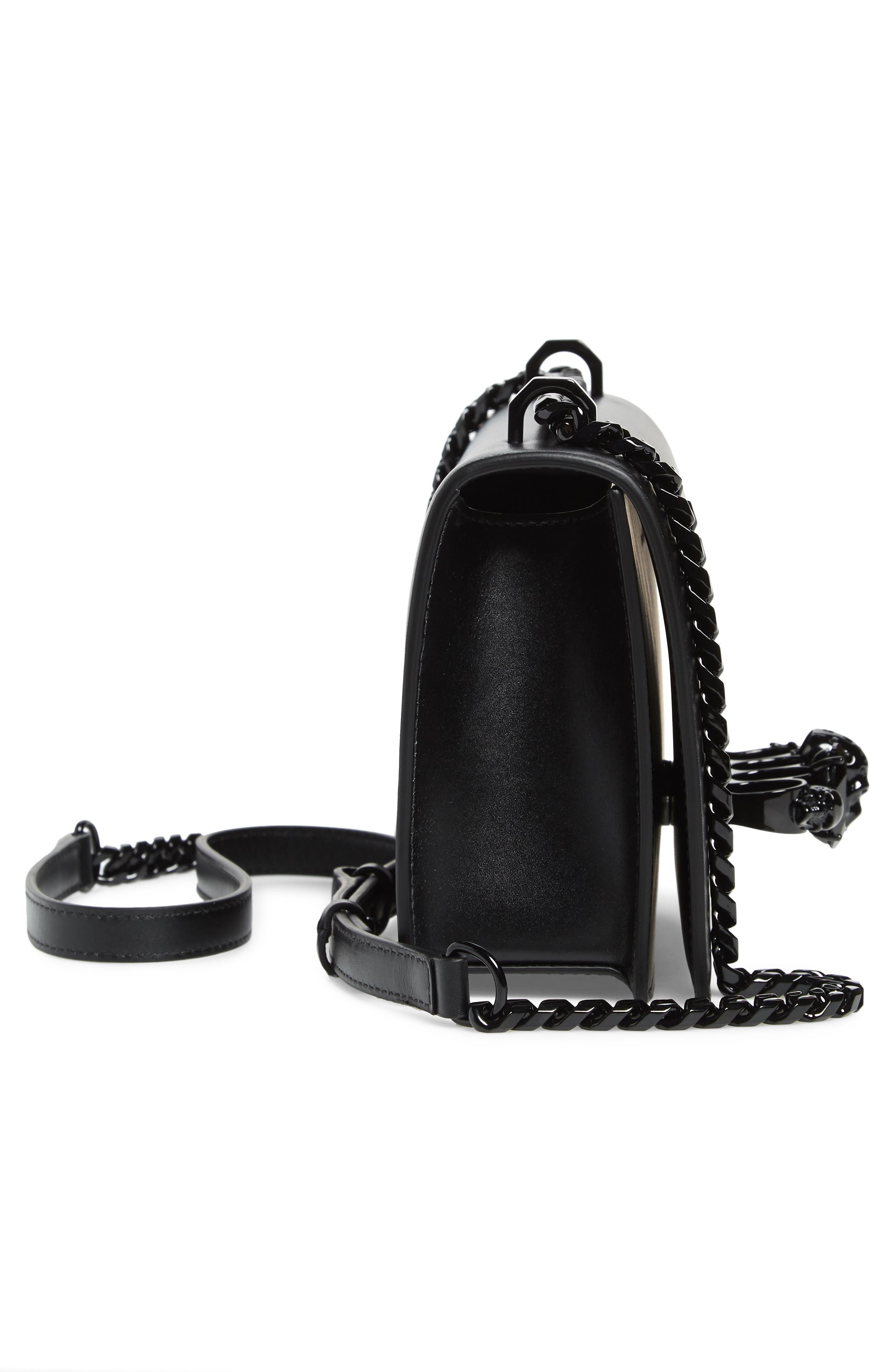 Alexander McQueen Blackout Leather Crossbody Knuckle Bag at Nordstrom - 6