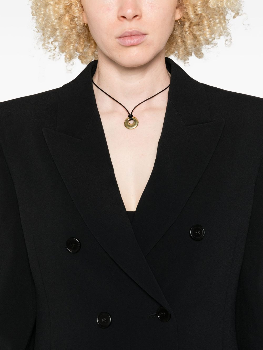 double-breasted tailored blazer - 5