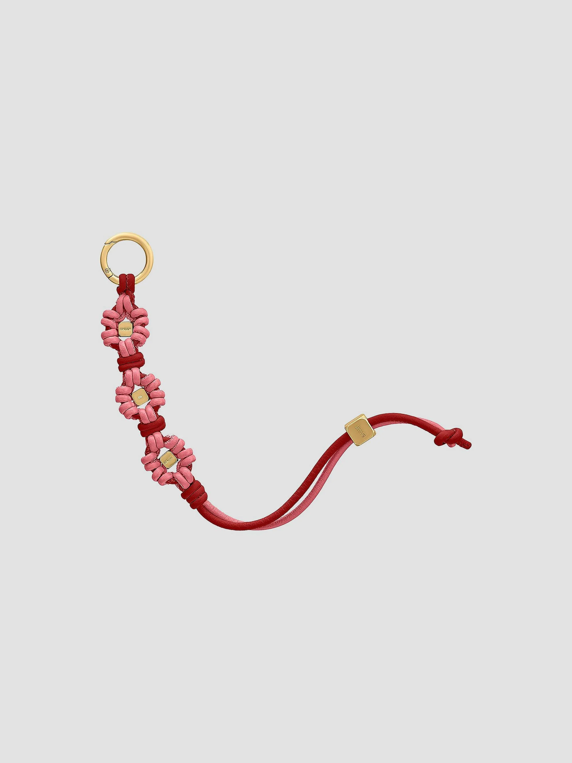 Women's Bloom Edition Leather Wristlet Charm - Candy Brick - 1