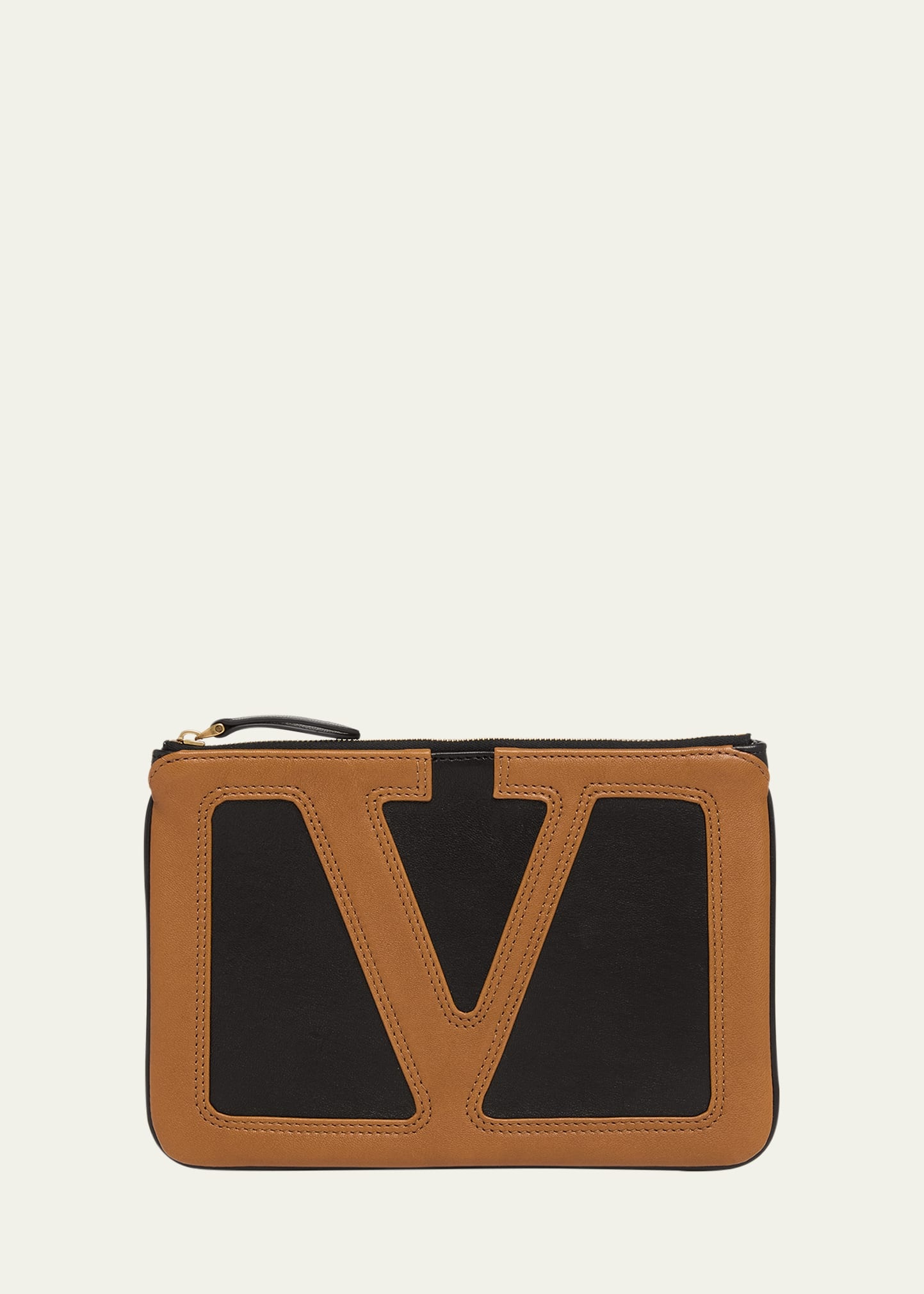 Viva Superstar Leather Envelope Clutch Bag - 1