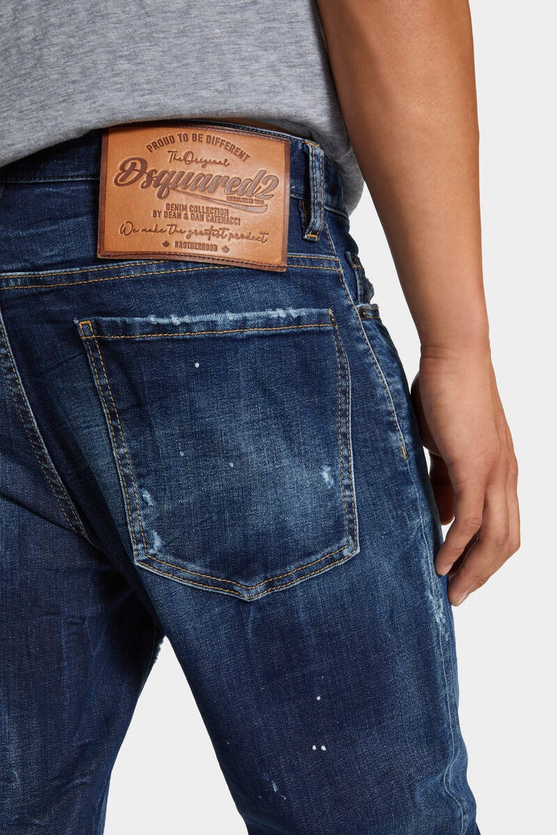 DSQUARED2 DARK PERFECT CLEAN WASH BRO JEANS | REVERSIBLE