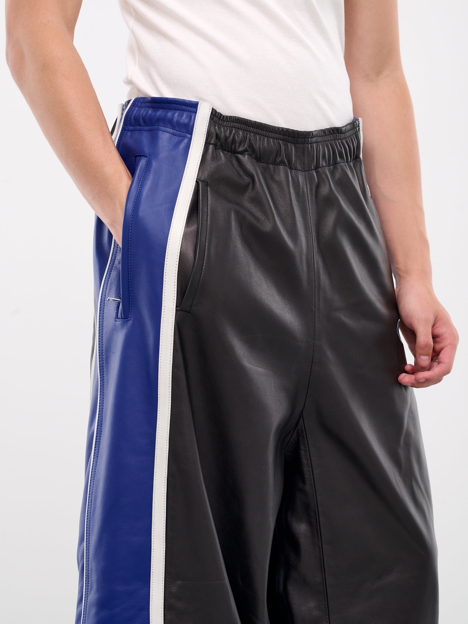 Leather Tracksuit Pants - 4