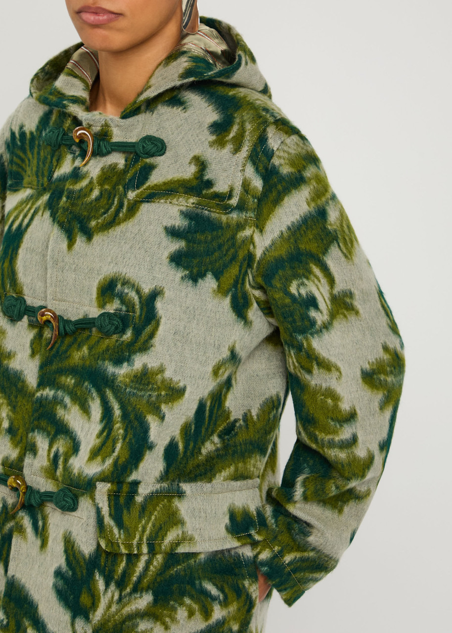 Etro Hooded Jacquard Wool-blend Jacket - 5