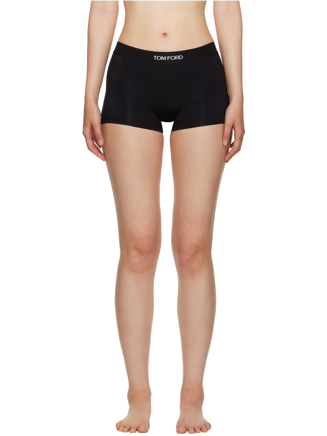 Black Signature Boy Shorts - 1