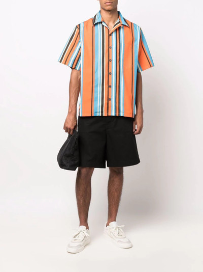 Prada pinstripe boxy-fit shirt outlook