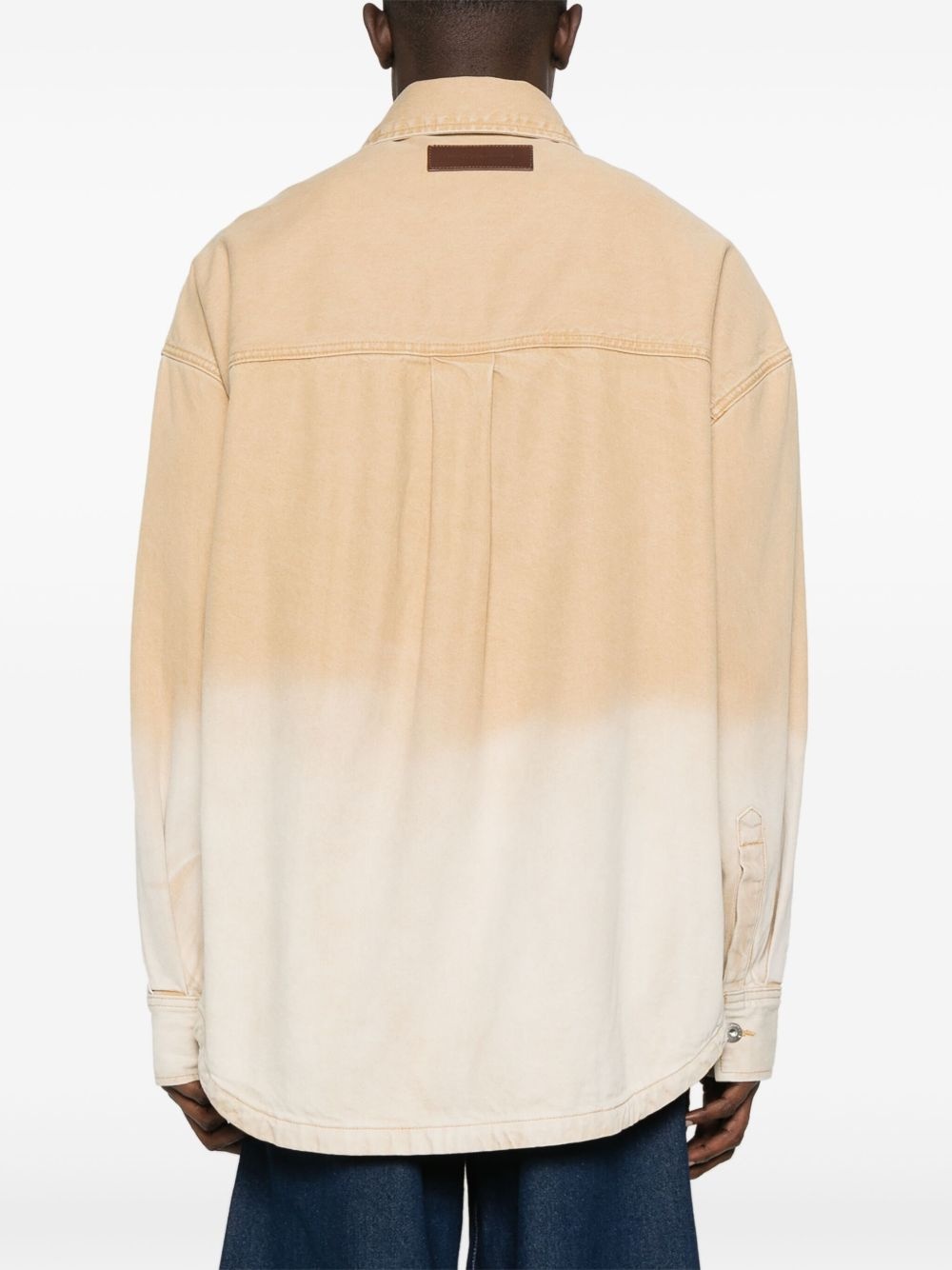 gradienf-effect denim jacket - 4
