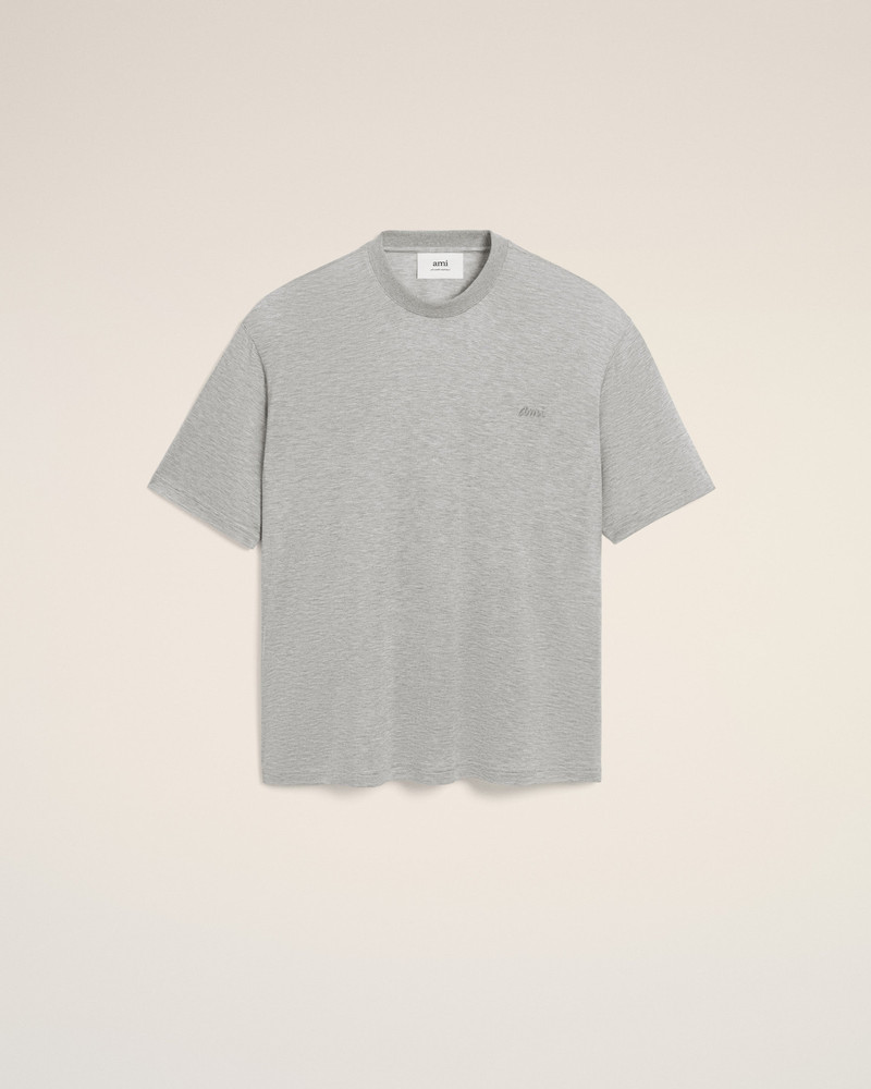 GREY COTTON SHORT SLEEVES T-SHIRT 1