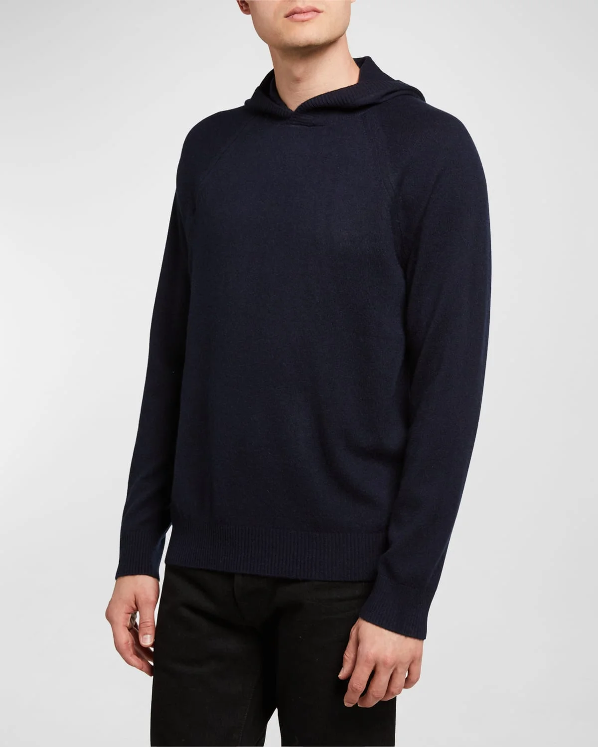 Men's Cashmere Pullover Hoodie - 1
