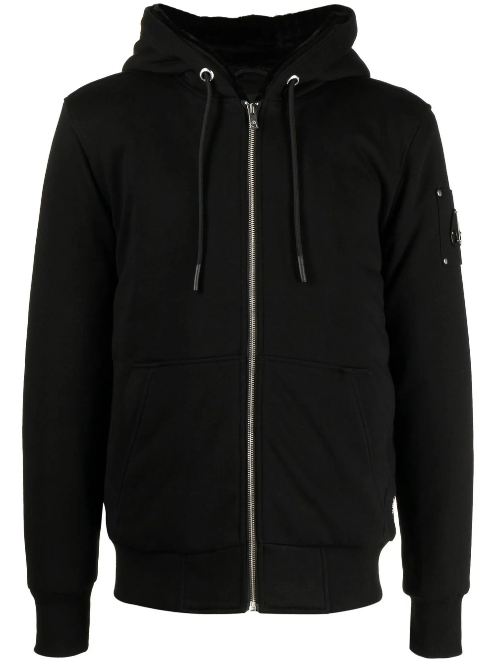 Moose Knuckles Logo-plaque Zip-up Hoodie - 1