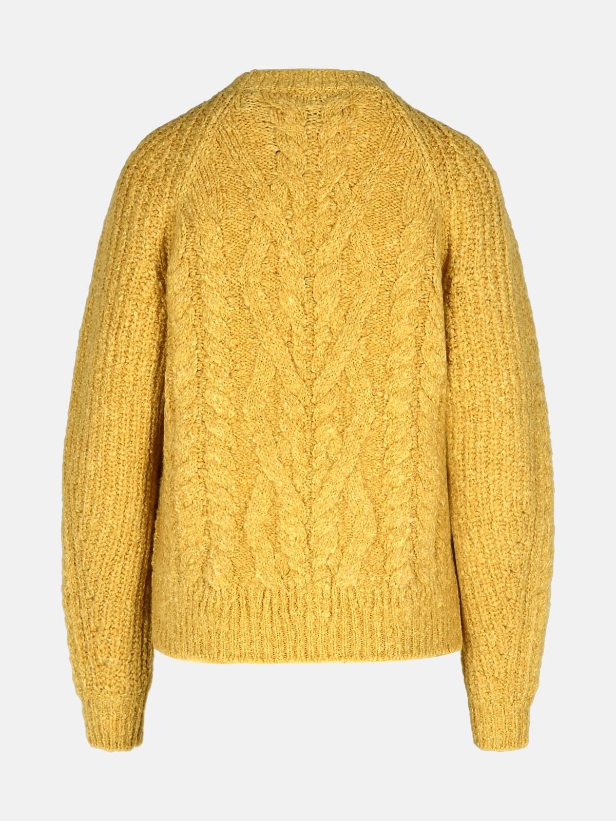 'KALLIE' BEIGE ACRYLIC BLEND SWEATER - 3