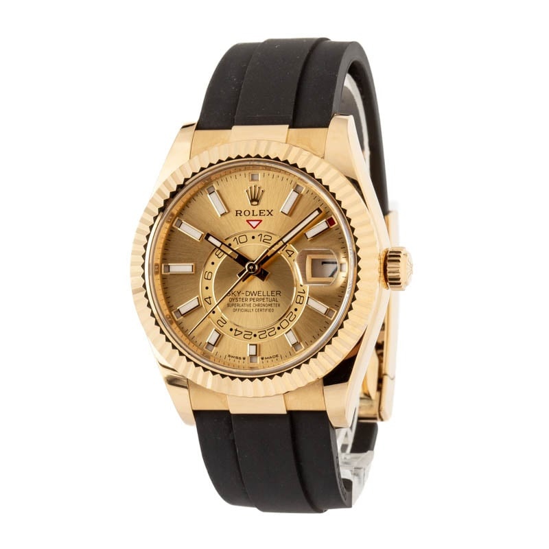 Rolex Sky-Dweller Ref 336238 Champagne Dial - 2