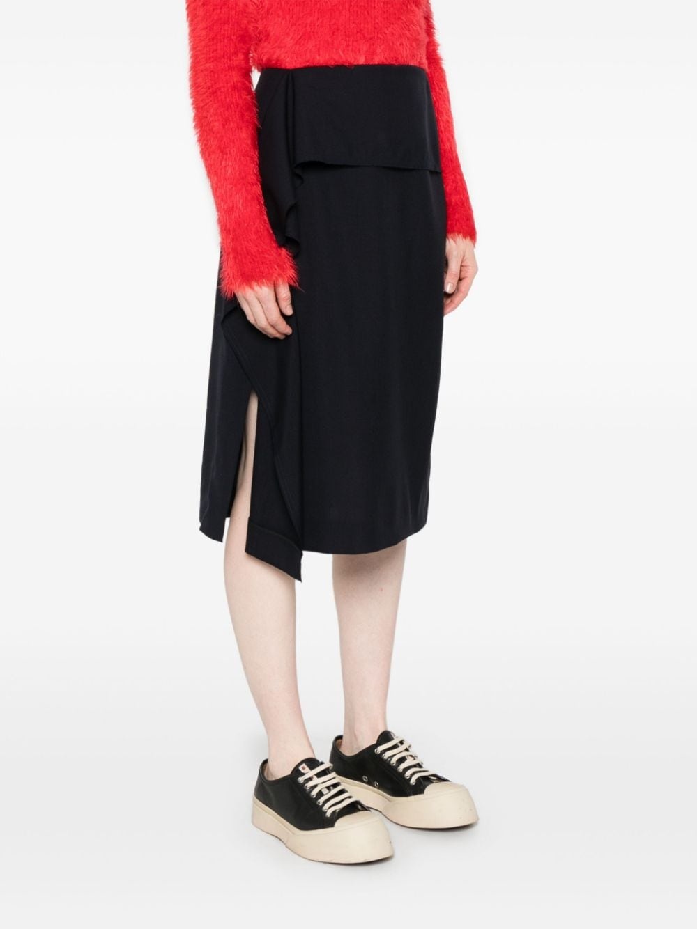 wool midi skirt - 3