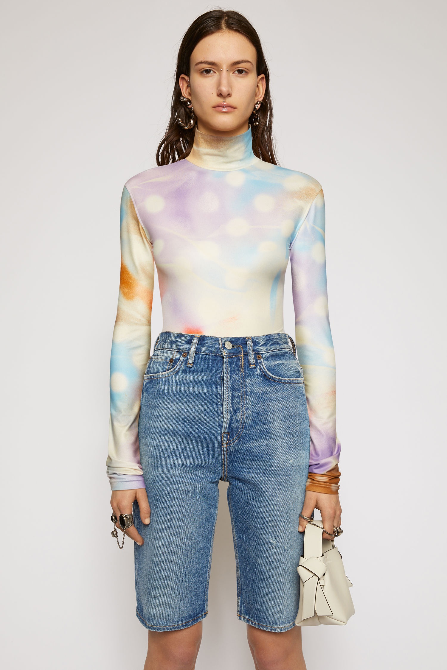 Spray-paint bodysuit multicolor - 2