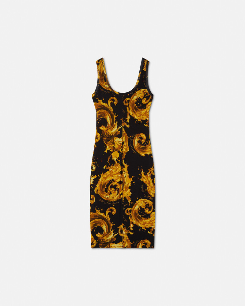 Printed Cotton Midi Dress 3