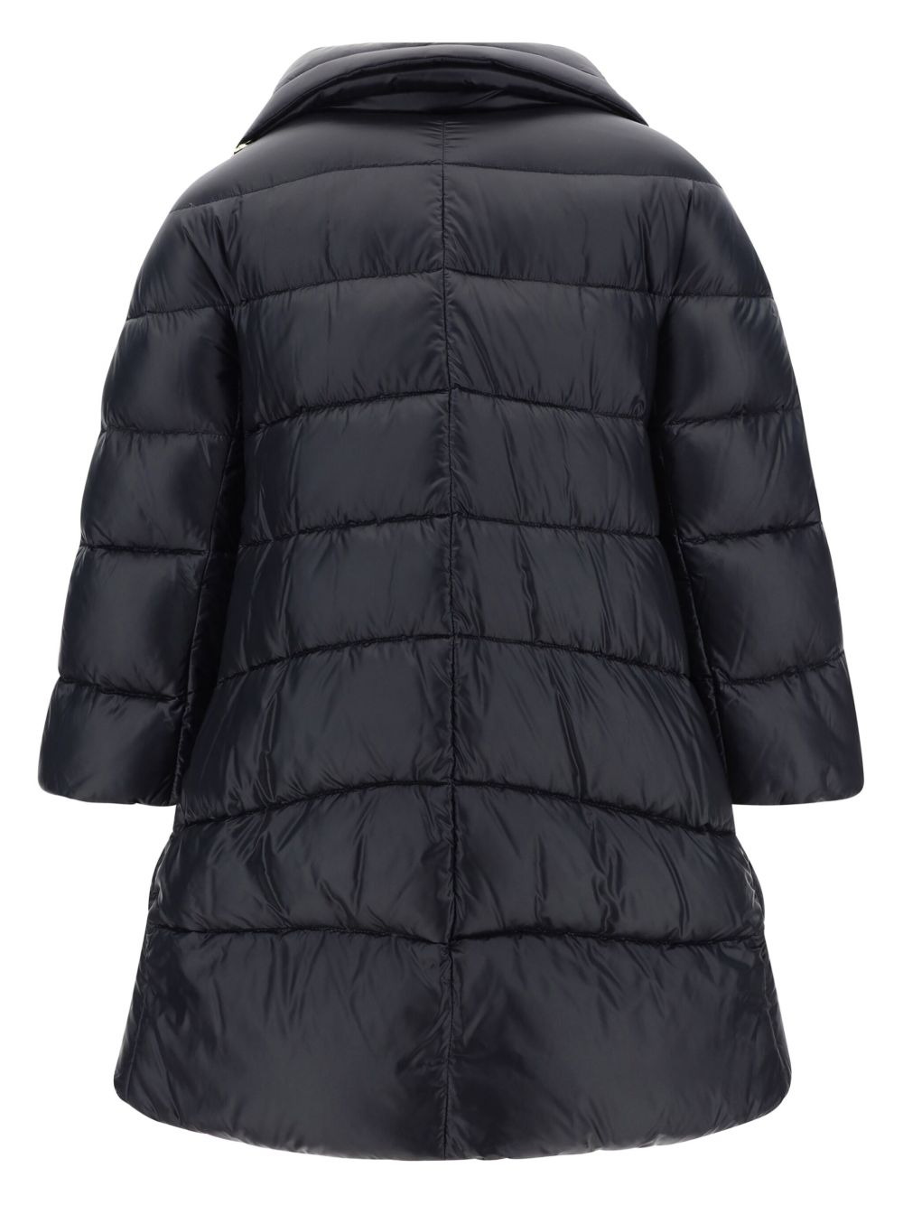 puffer front zipped coat - 2