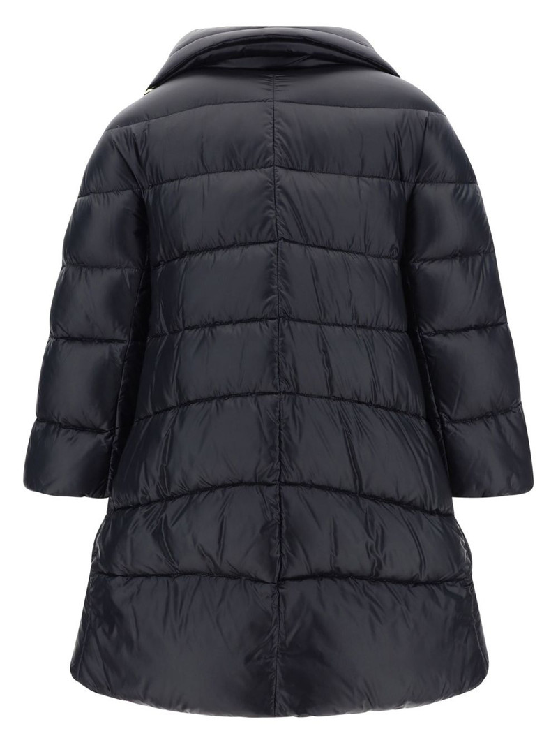 Herno puffer front zipped coat outlook