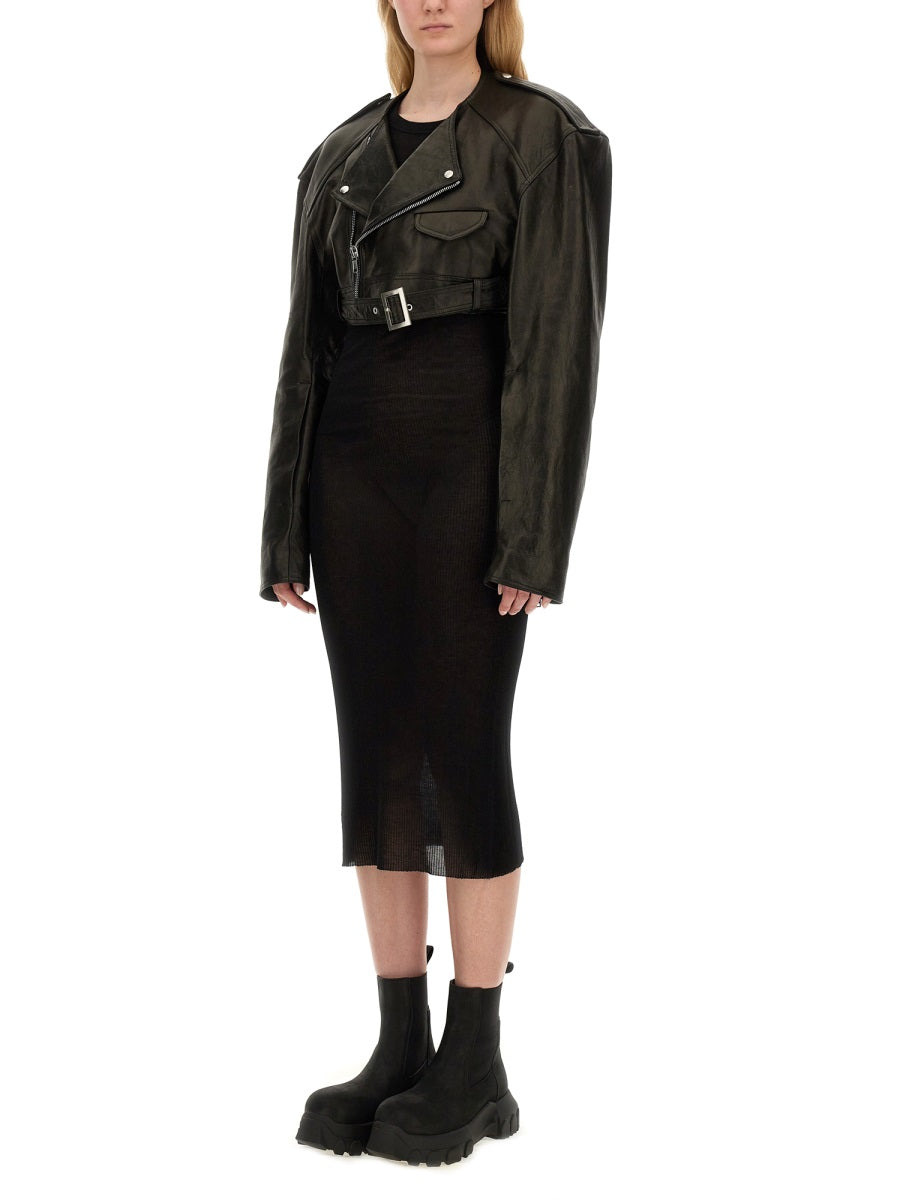 Rick Owens Women Biker Jacket - 2