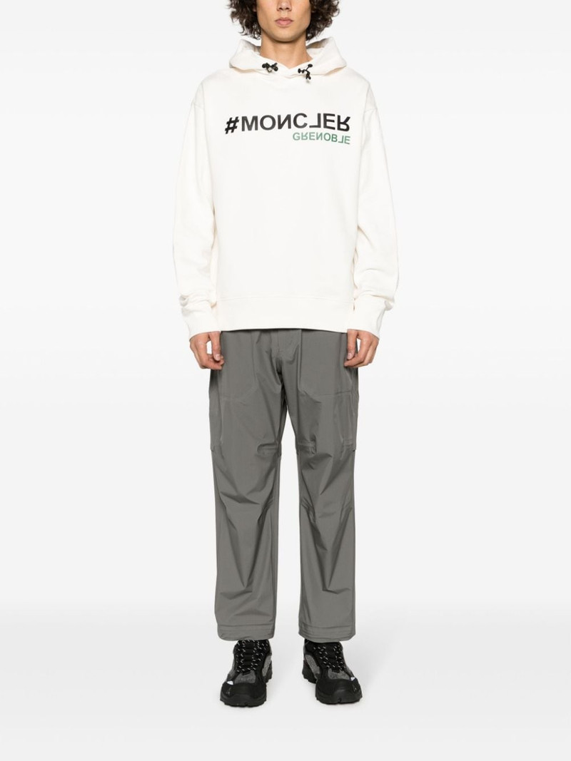 Moncler Grenoble logo-print cotton hoodie outlook