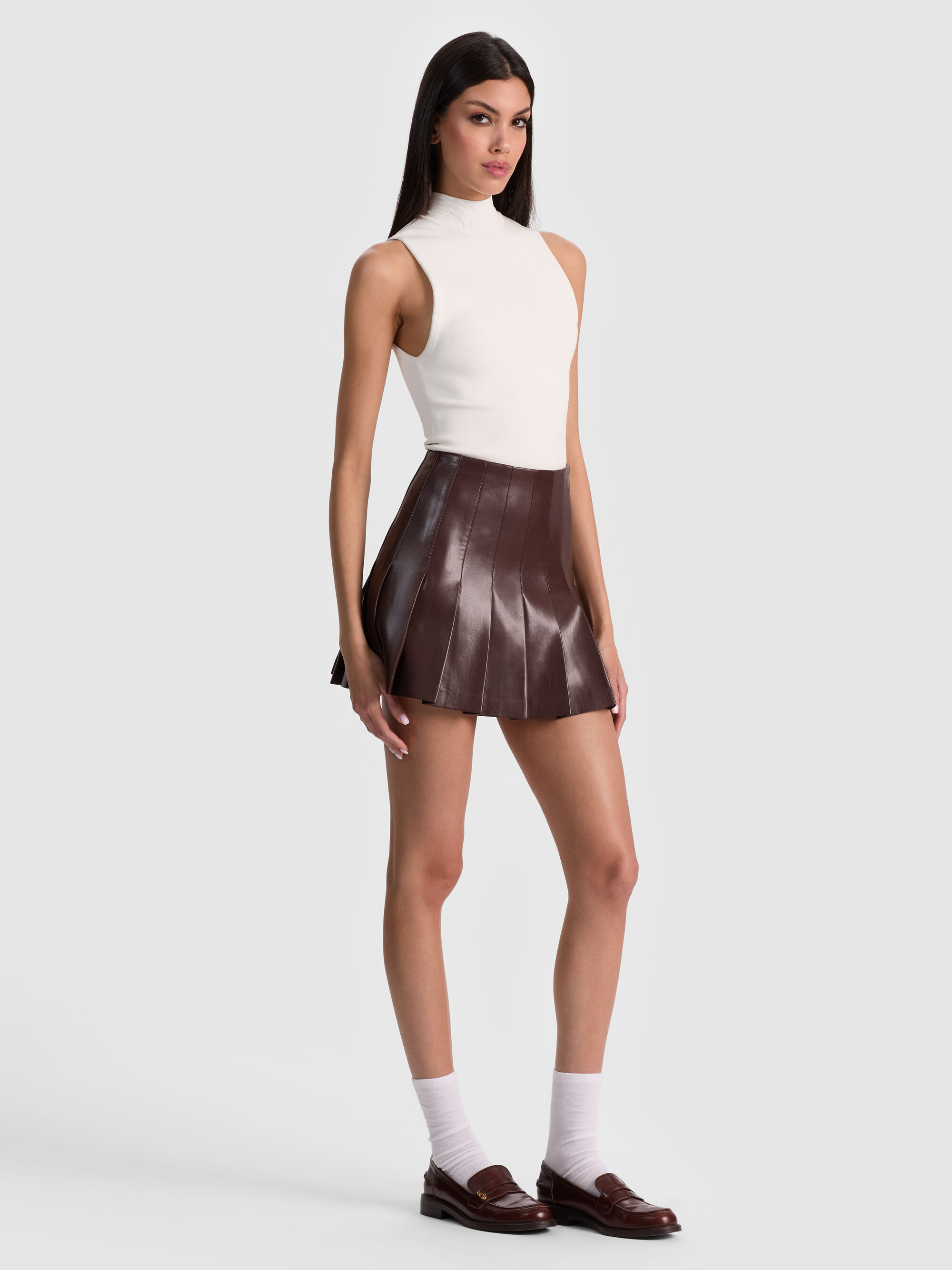 CARTER VEGAN MINI SKIRT - 6
