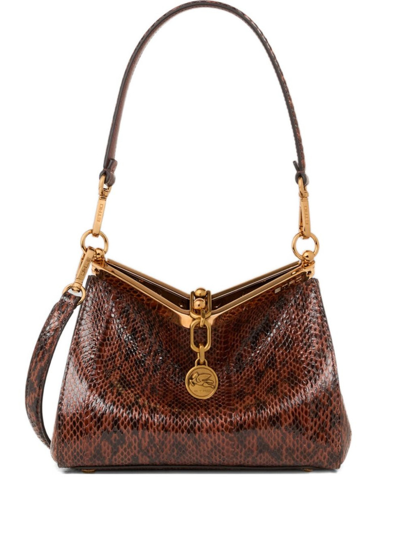 small Vela elaphe-leather shoulder bag 1