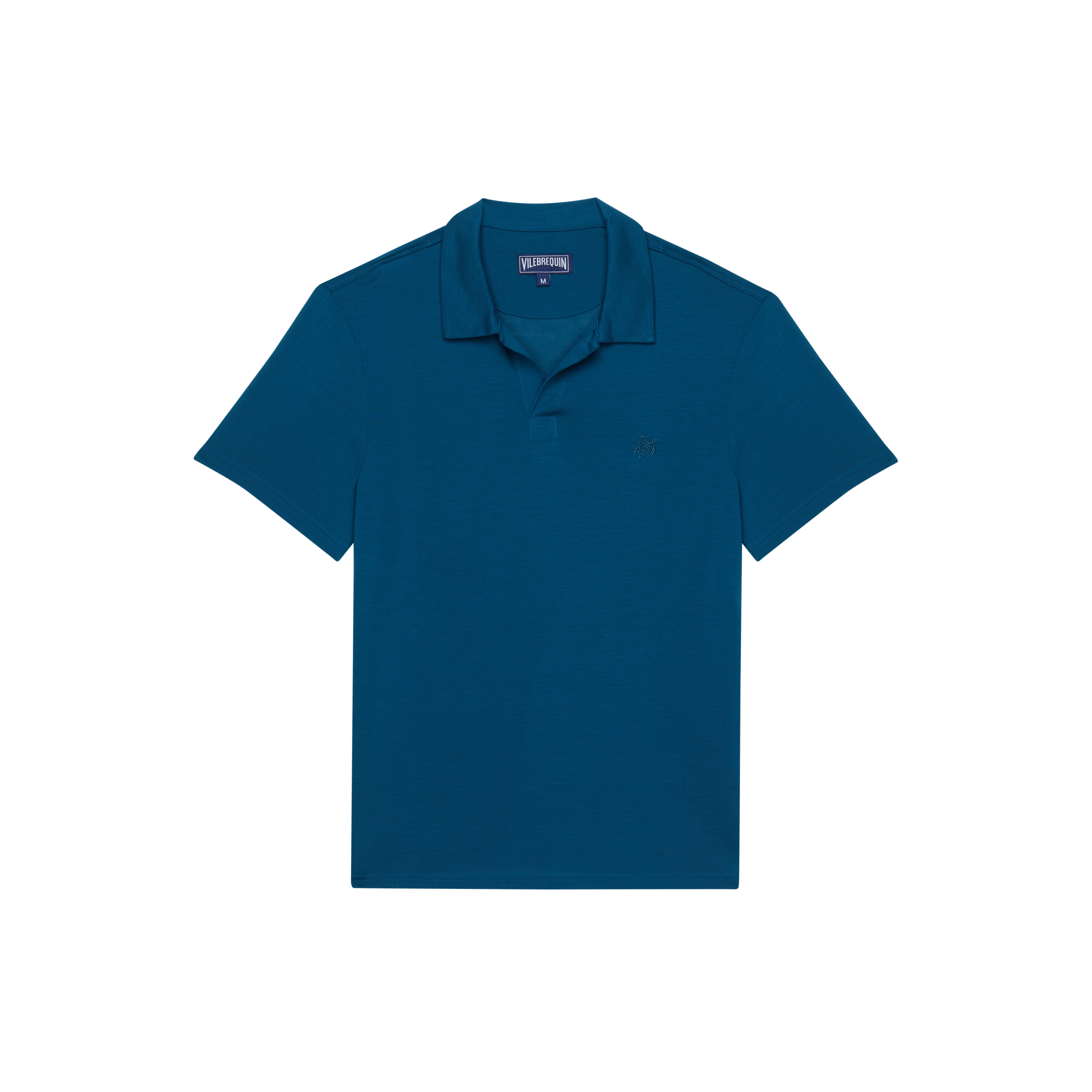 Men Tencel Polo Shirt Solid - 1