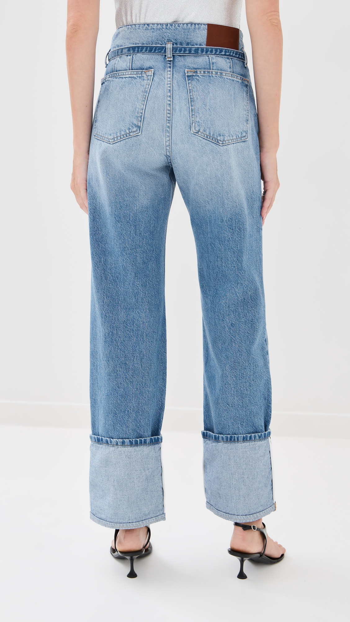 The Alexa Cuffed Jean with Combo Waistband - 2