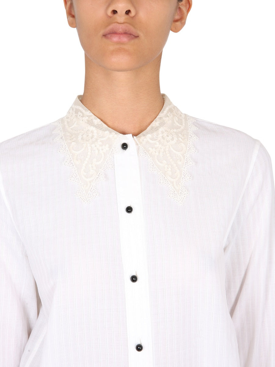 Saint Laurent Women Camicia In Cotone - 3