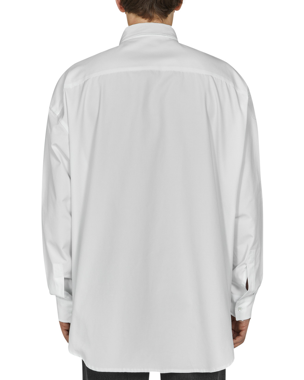 OVERSIZED LOGO POPLIN SHIRT - 5