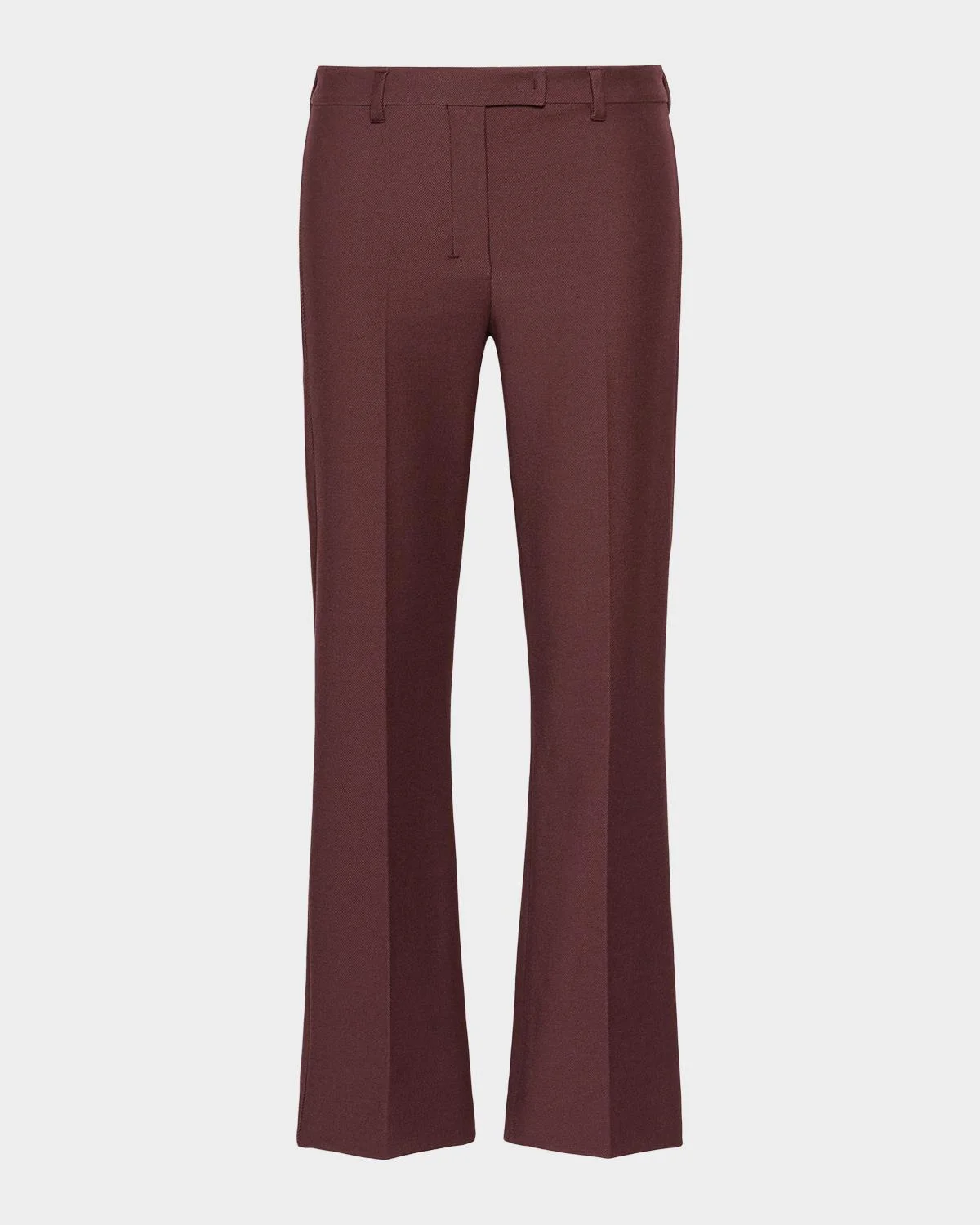 Umanita Cropped Stretch Cotton Trousers - 1