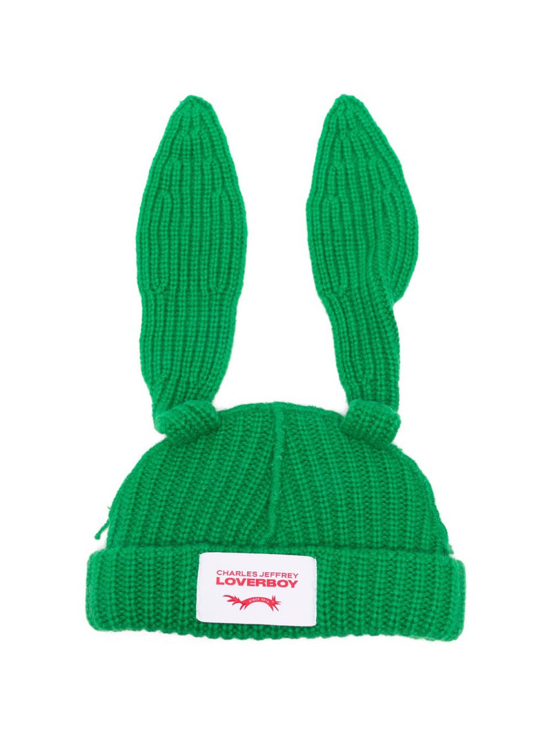 Chunky Rabbit beanie hat 1