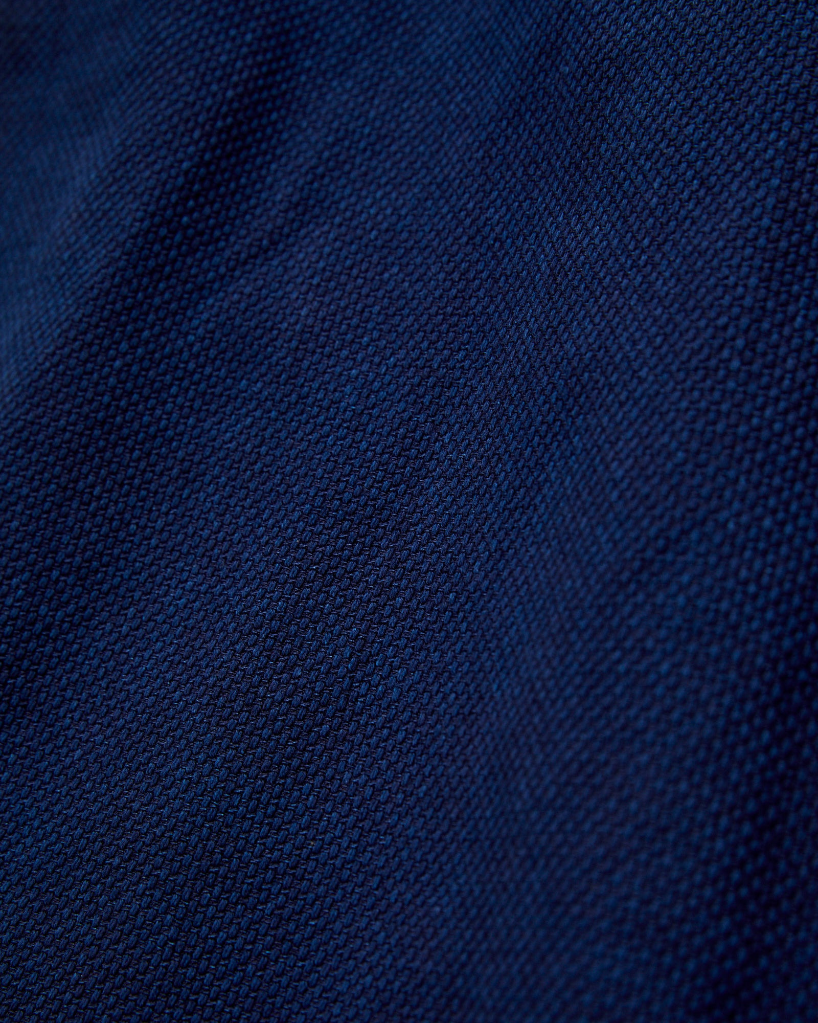Double Cloth Sashiko Trucker Jacket in Pure Indigo - 9