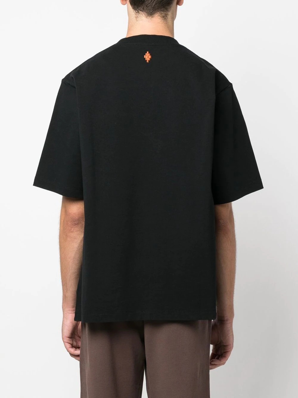 logo-embroidered oversized T-shirt - 4