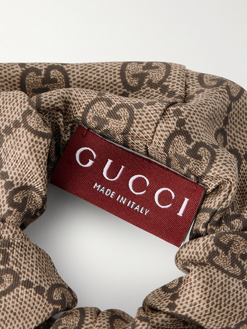 GUCCI Silk-jacquard Scrunchie outlook