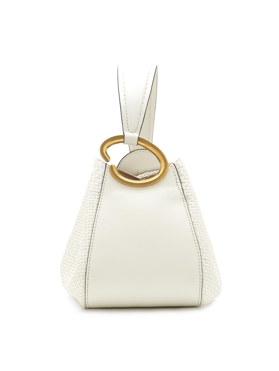 O HANDLE RAFFIA BAG - 4