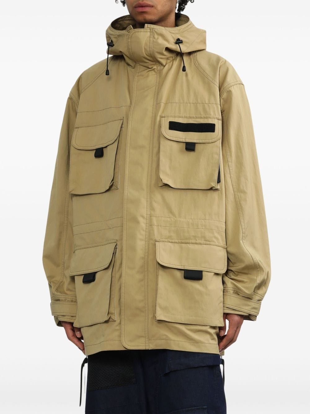 hooded miltary jacket - 3