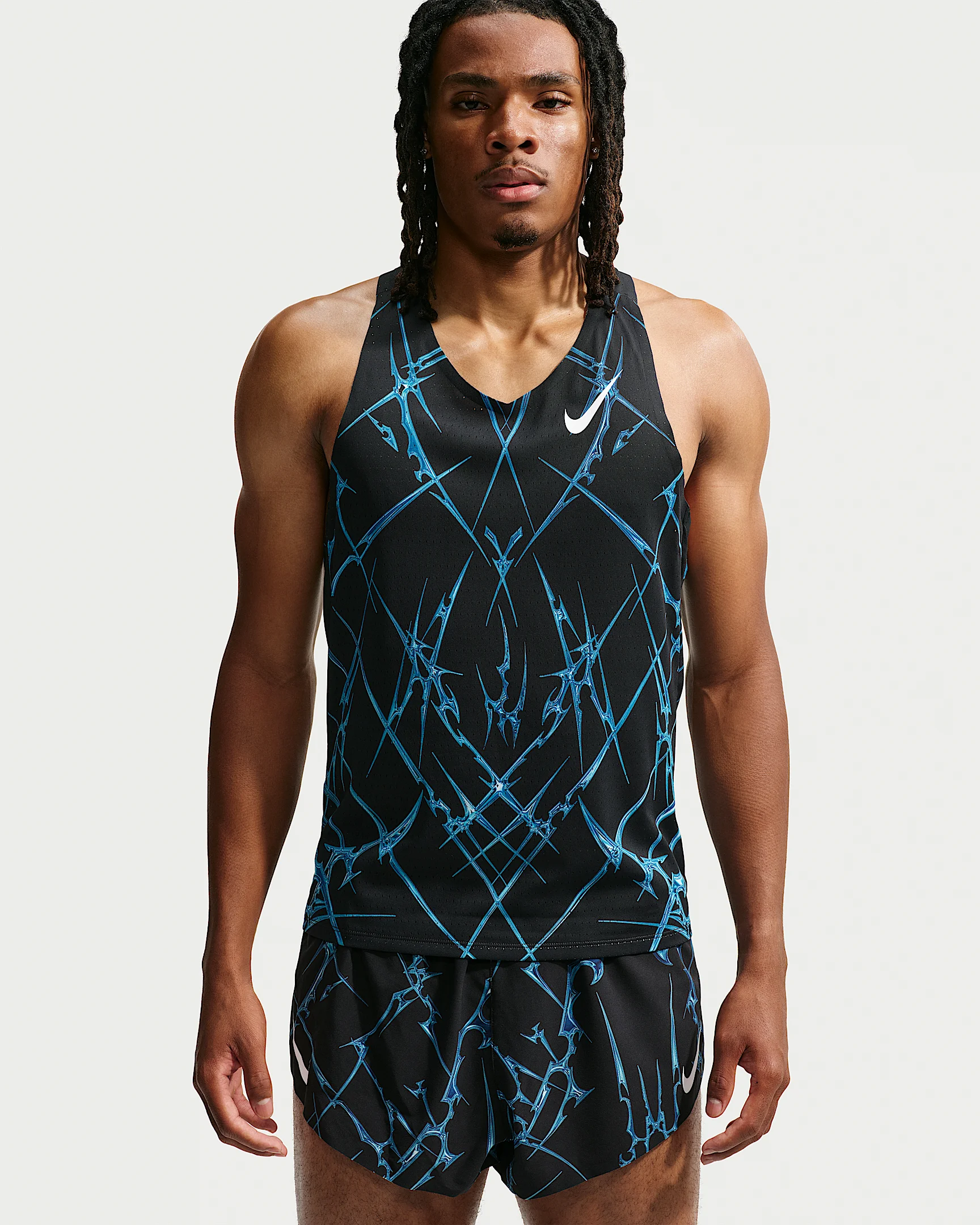 Nike AeroSwift Men's Dri-FIT ADV Printed Running Singlet - 1