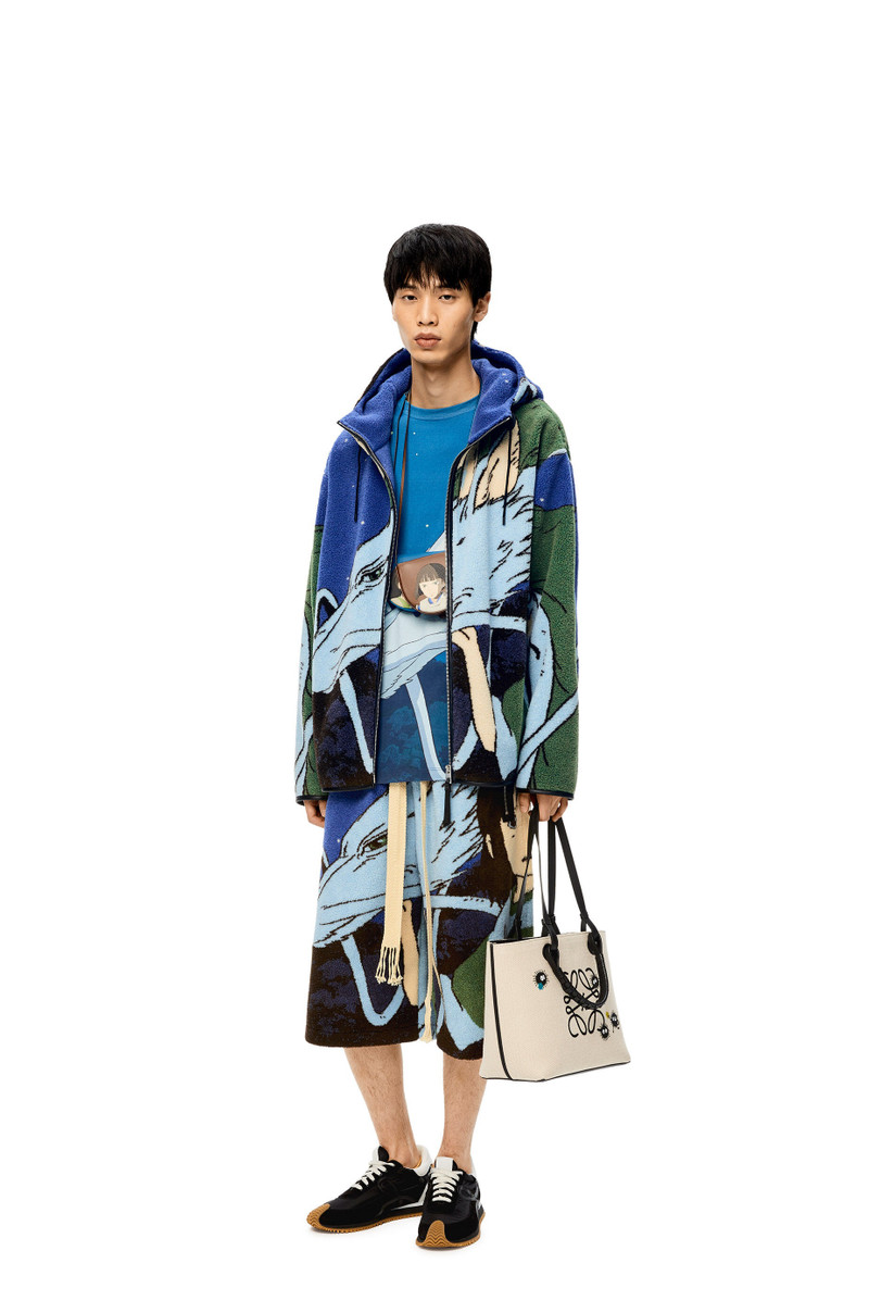 Loewe Haku Bermuda shorts in jacquard fleece outlook