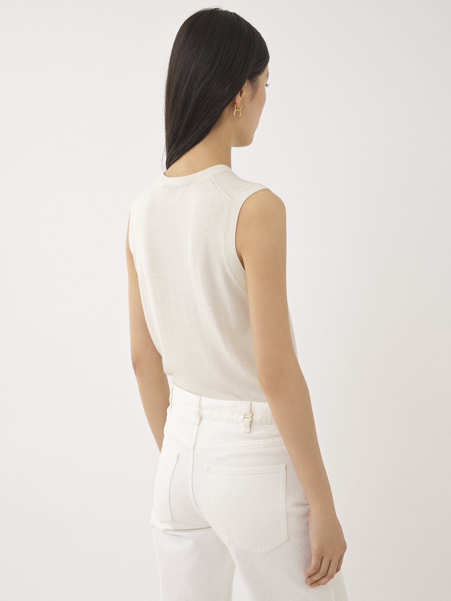 SLEEVELESS SWEATER - 5