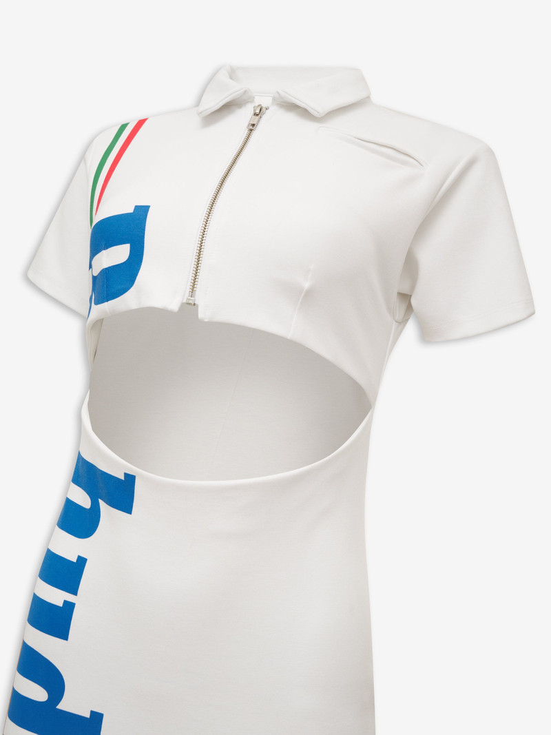 RHUDE LOGO POLO DRESS 3