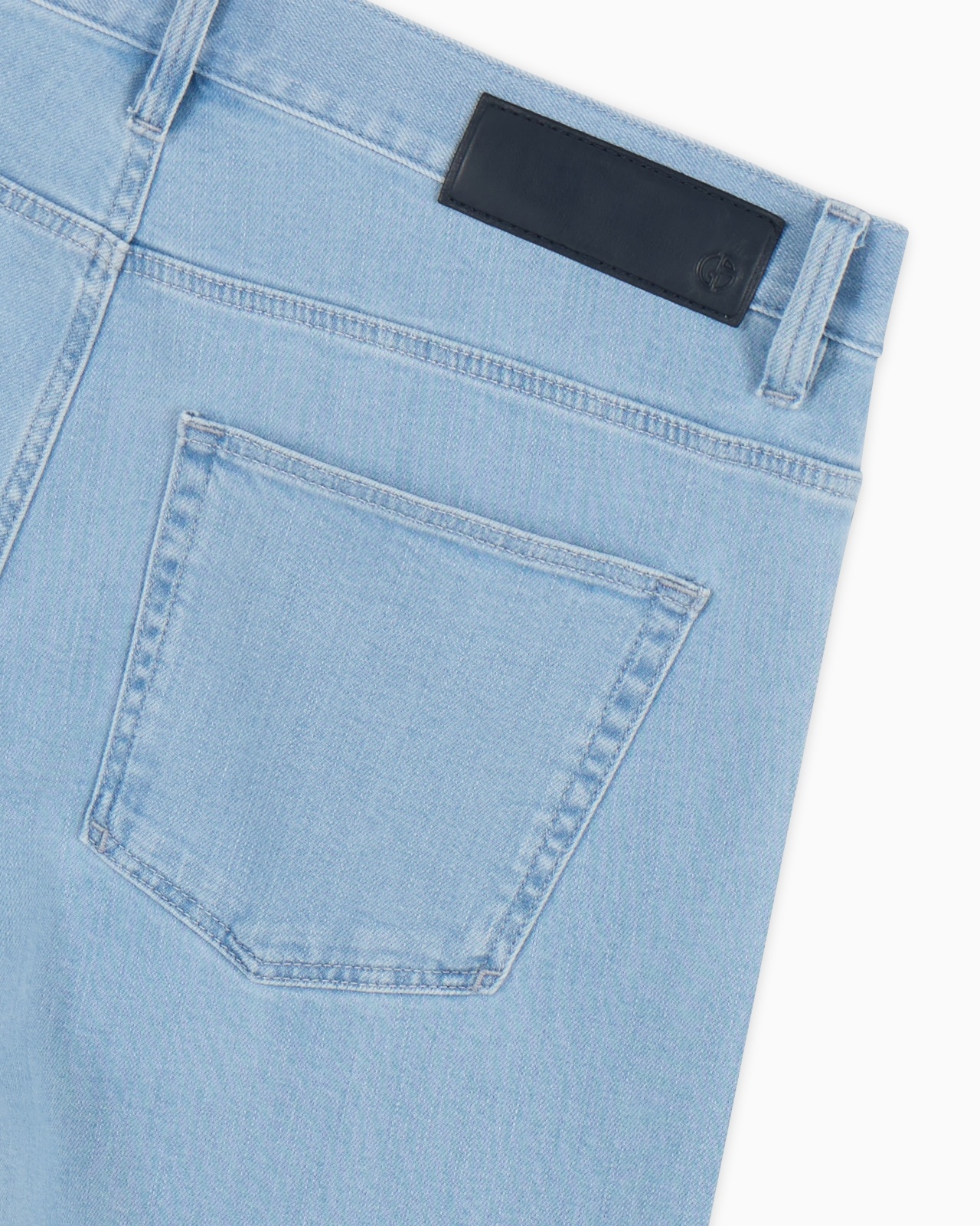 FIVE-POCKET, REGULAR-FIT, STRETCH COTTON-DENIM TROUSERS - 6