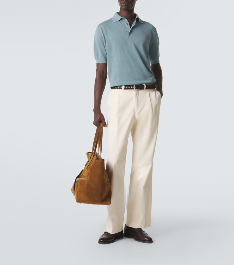 LARDINI Cotton piqué polo shirt outlook