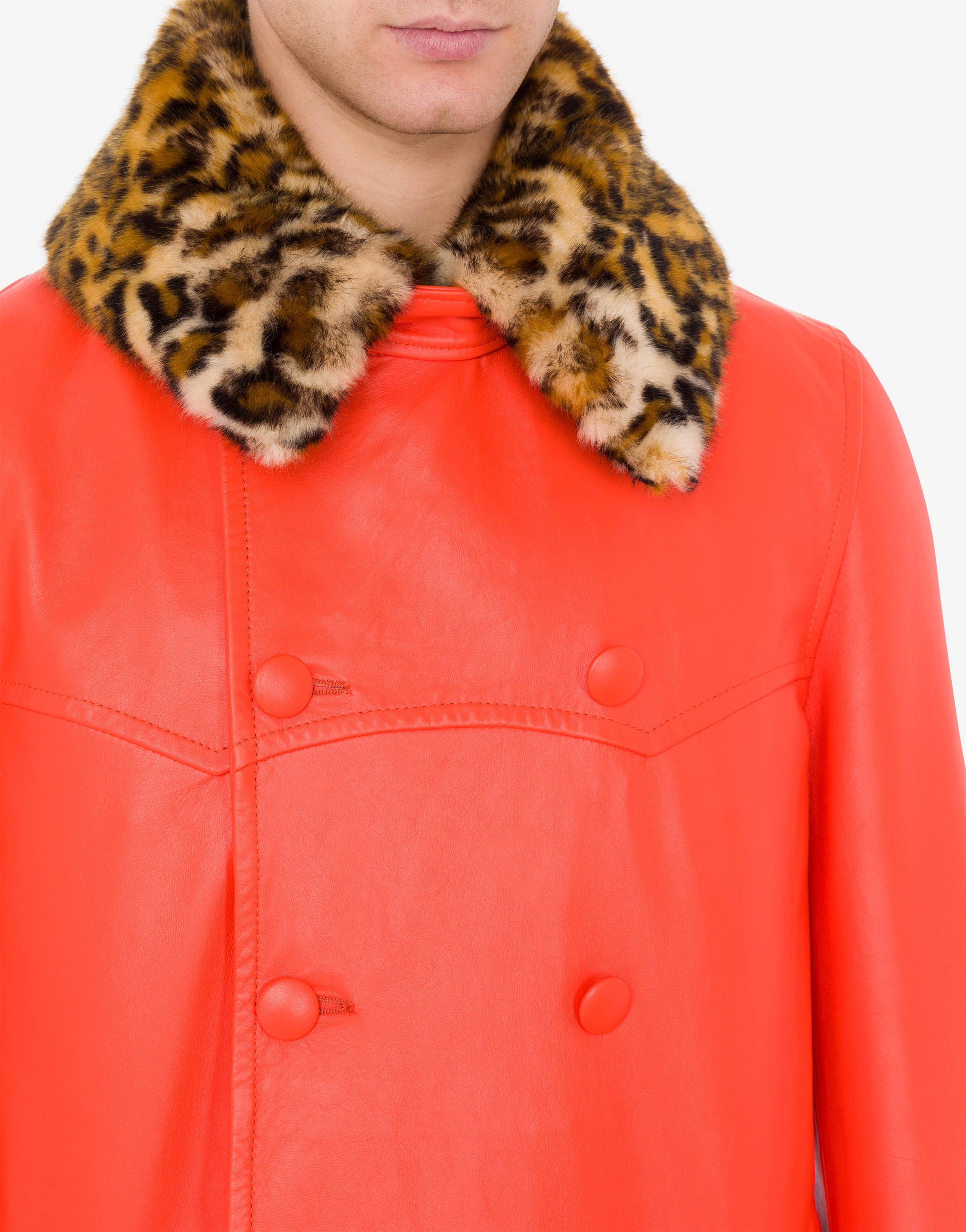NAPPA LEATHER COAT - 4