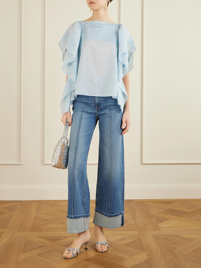 ULLA JOHNSON Genevieve Wide-leg Jeans outlook