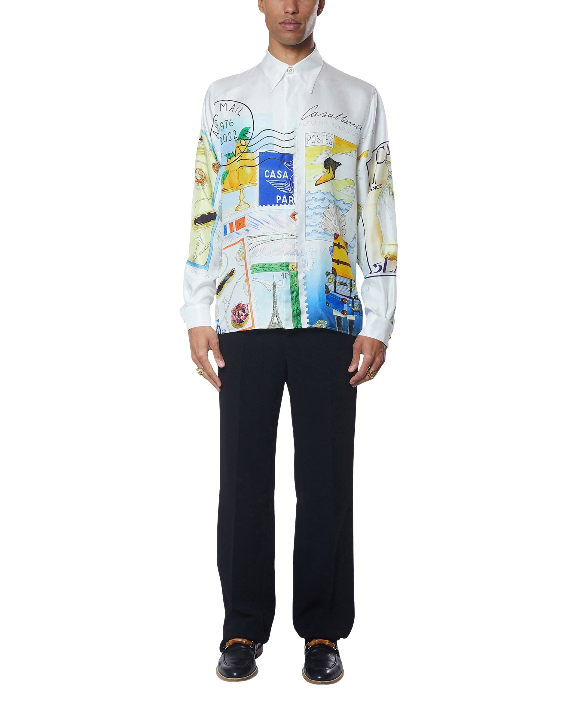 Souvenirs De Vacances Silk Shirt - 3