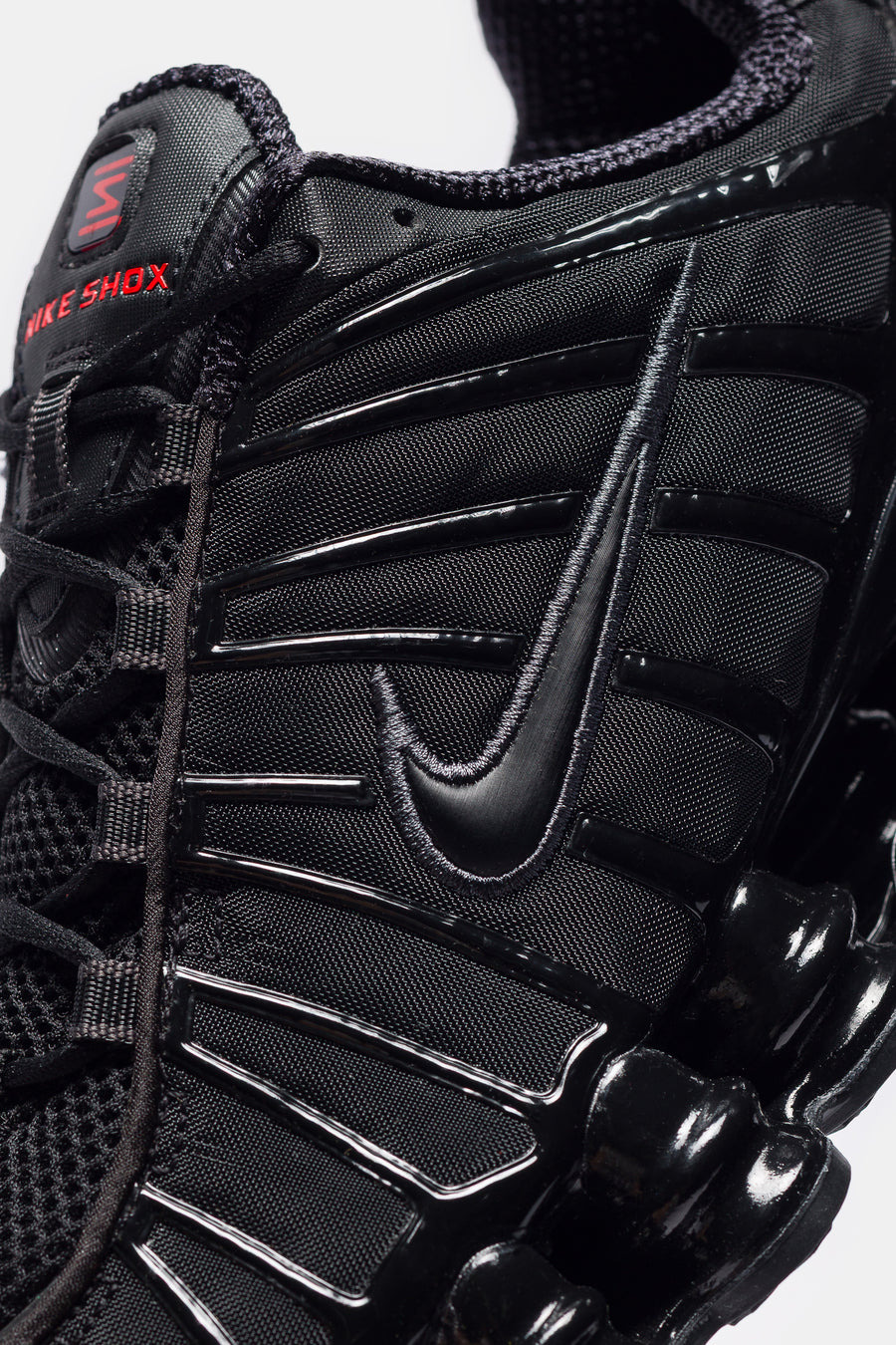 Shox TL Sneaker in Black/Black/Metallic Hematite/Max Orange - 5