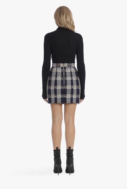 EXCLUSIVE - Short double-breasted tweed skirt - 3