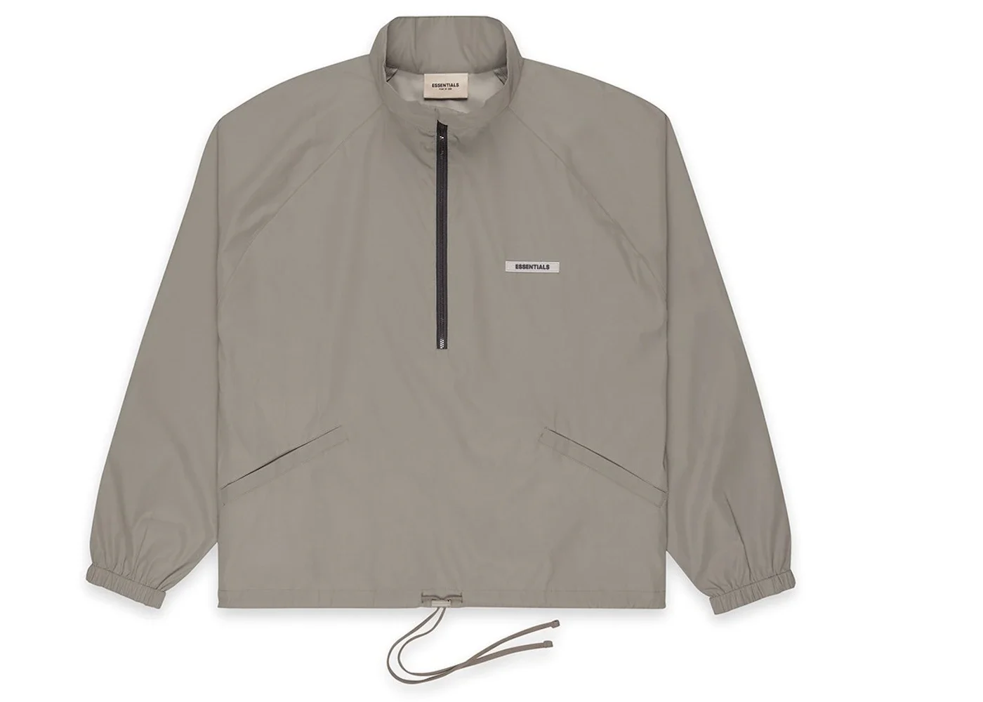 Fear of God Essentials Half-Zip Track Jacket Cement - 1