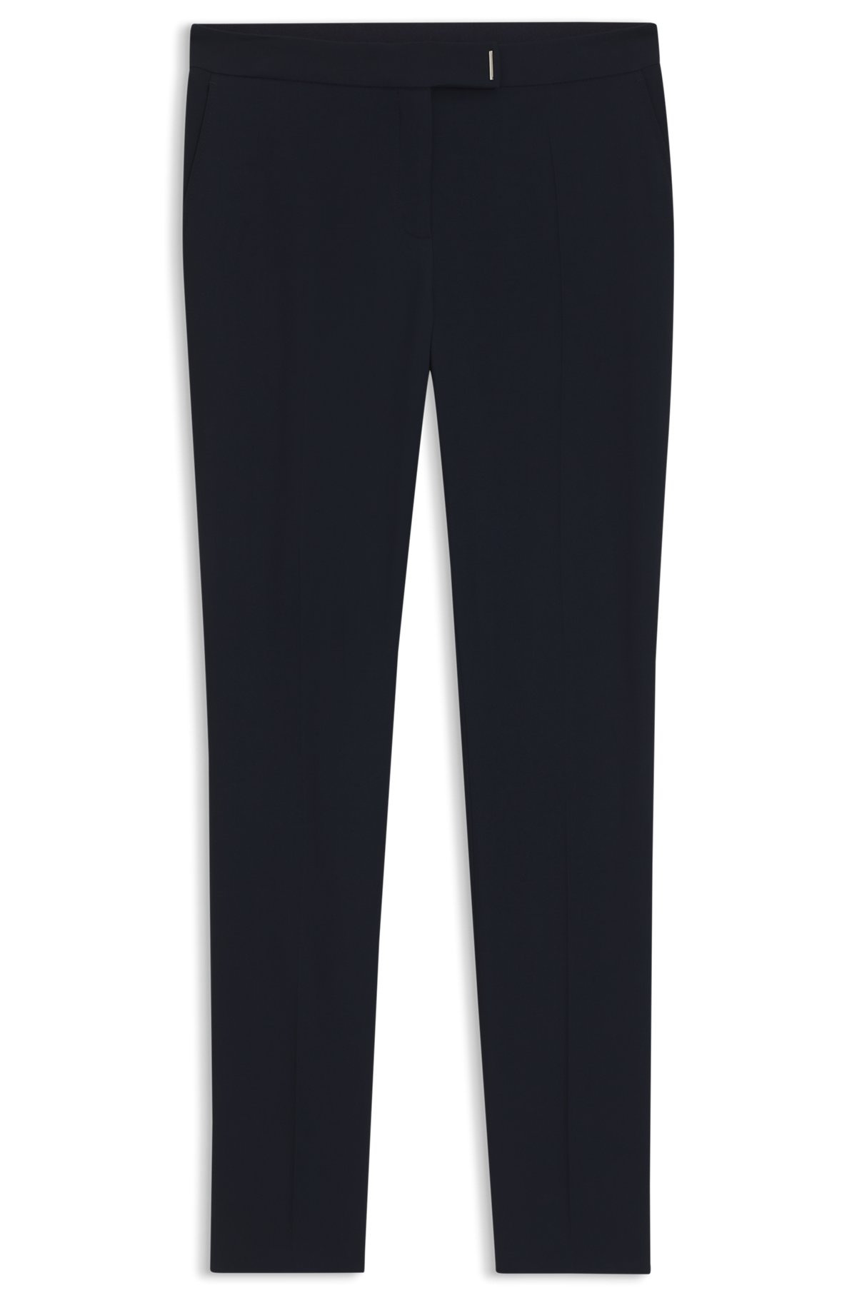SLIM-FIT TROUSERS WITH SLIT HEMS - 1