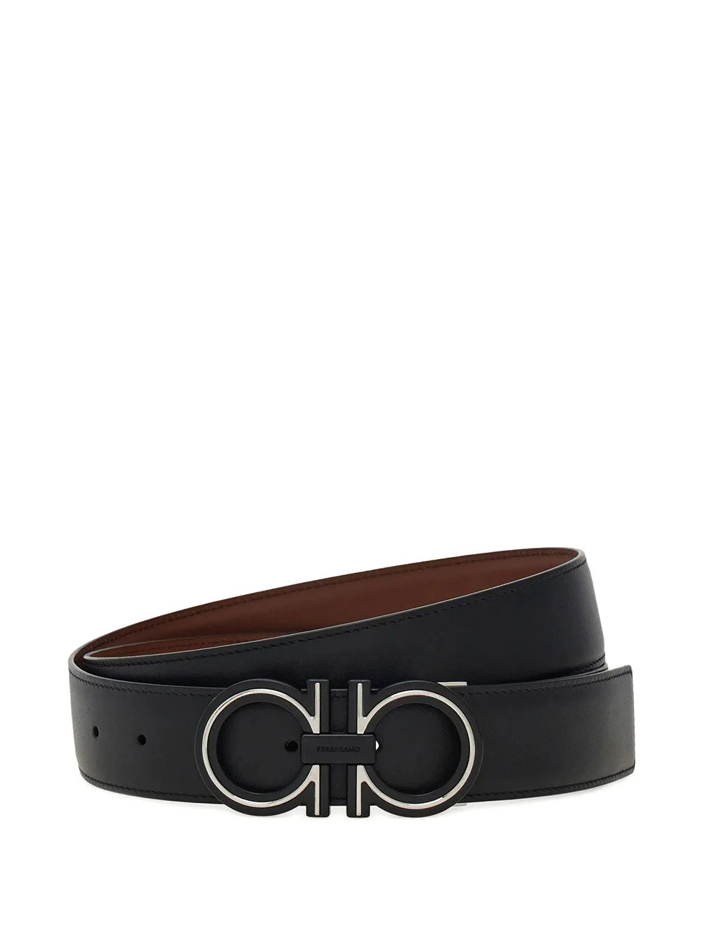 Ferragamo Men Cintura Reversibile E Regolabile Gancini - 1