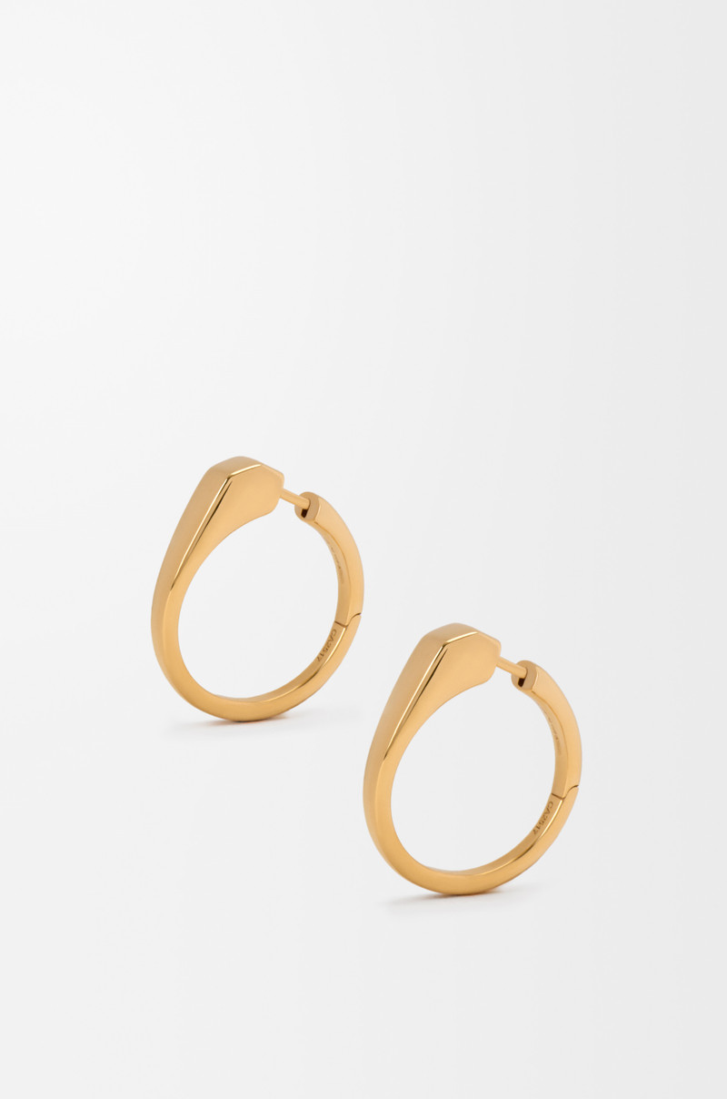 Stirrup earrings in sterling silver 1